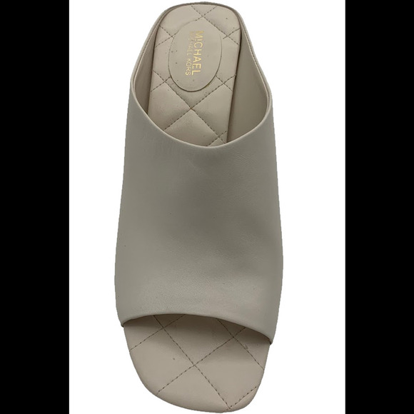Michael Kors Women's Renee Mule Dress Sandals Light Cream - Medium - Picture 2 of 3